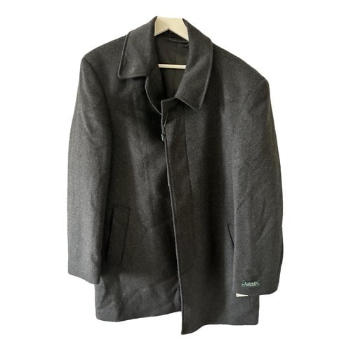 Pre-owned Lauren Ralph Lauren Wool Coat In Black