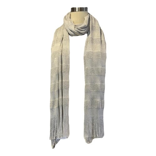 Pre-owned Blumarine Scarf In Silver