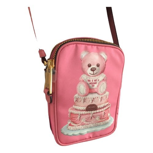 Pre-owned Moschino Handbag In Pink