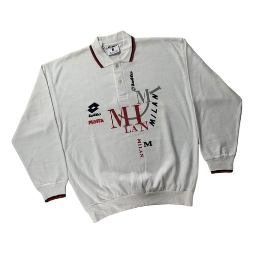 Pre-owned Lotto Sweatshirt In White