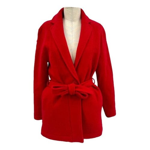 Pre-owned Jcrew Wool Jacket In Red