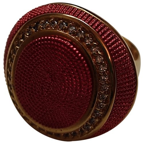 Pre-owned Byblos Ring In Red