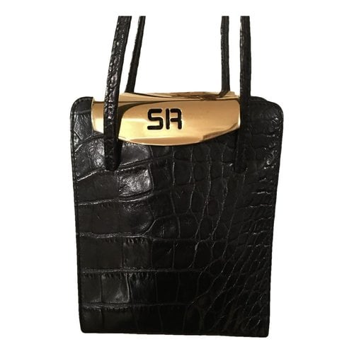 Pre-owned Sonia Rykiel Leather Bag In Black