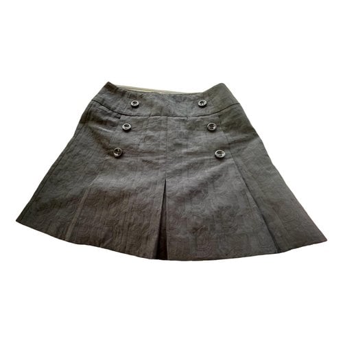Pre-owned Max & Co Mini Skirt In Black