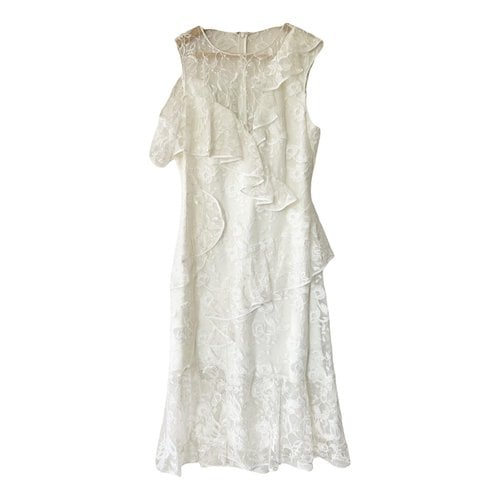 Pre-owned Sachin & Babi Mid-length Dress In White
