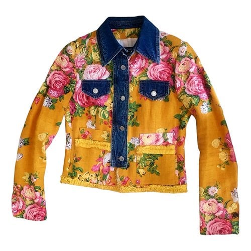 Pre-owned Dolce & Gabbana Linen Short Vest In Multicolour