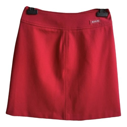 Pre-owned Blumarine Mini Skirt In Red