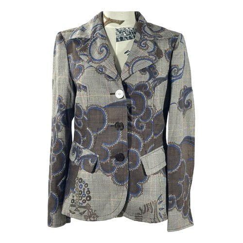 Pre-owned Emilio Pucci Wool Jacket In Grey