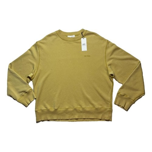 Pre-owned Ami Alexandre Mattiussi Sweatshirt In Yellow
