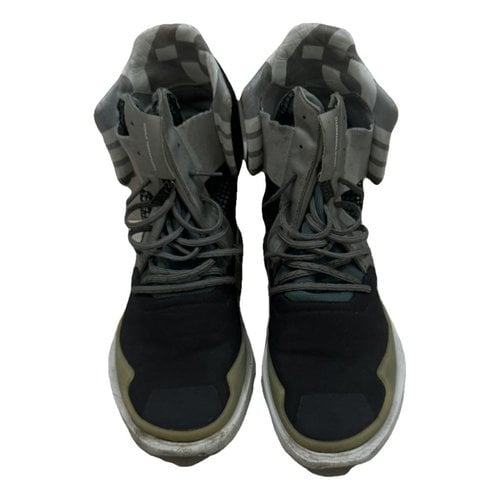 Pre-owned Y-3 By Yohji Yamamoto High Trainers In Grey