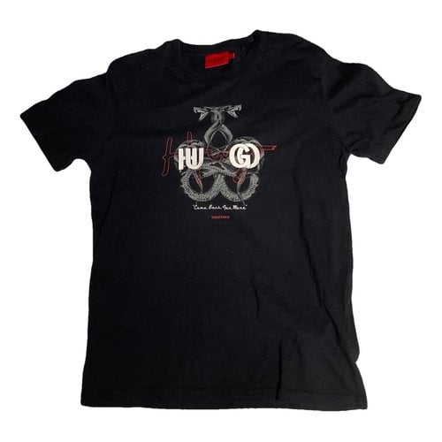 Pre-owned Hugo Boss T-shirt In Black