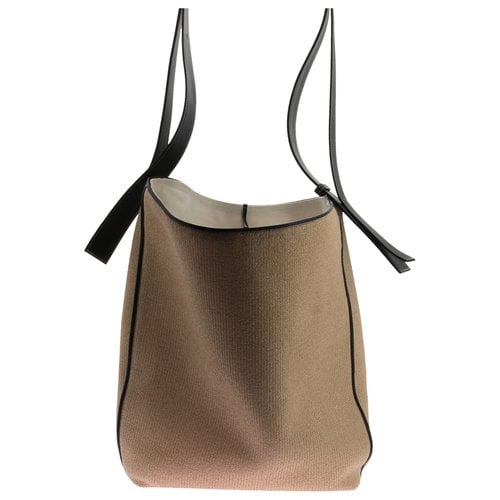 Pre-owned Neous Leather Tote In Brown