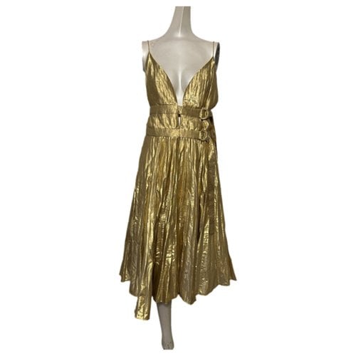 Pre-owned Altuzarra Mid-length Dress In Gold