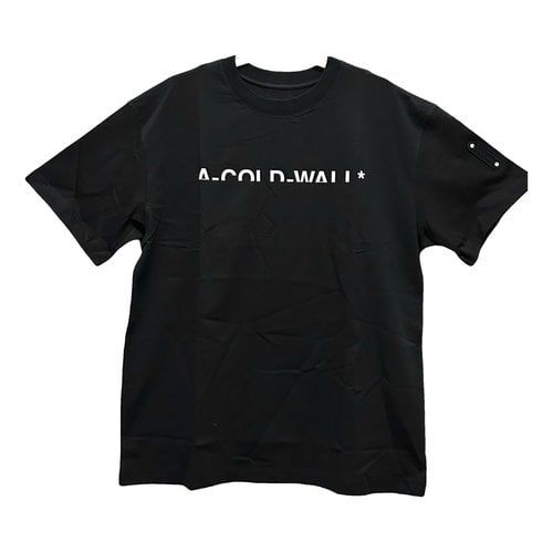 Pre-owned A-cold-wall* T-shirt In Black