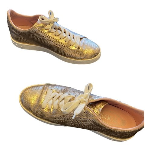 Pre-owned Tod's Patent Leather Trainers In Other