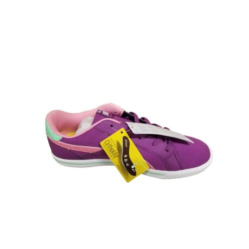 Pre-owned Reebok Cloth Trainers In Purple