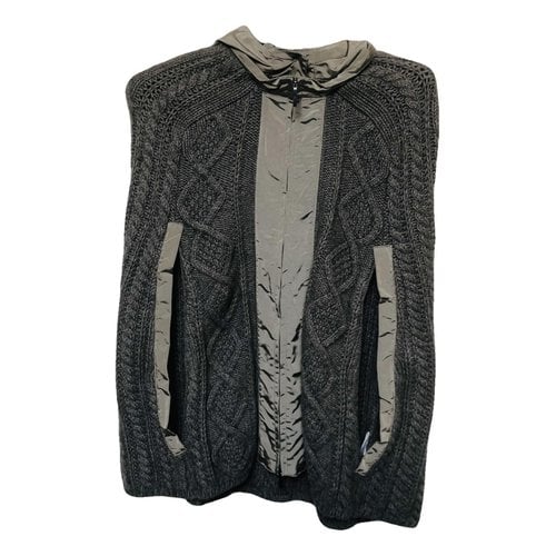 Pre-owned Max Mara Cashmere Cardigan In Grey