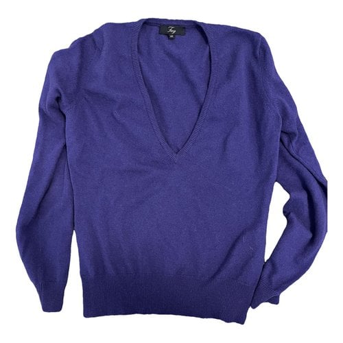 Pre-owned Fay Cashmere Jumper In Purple