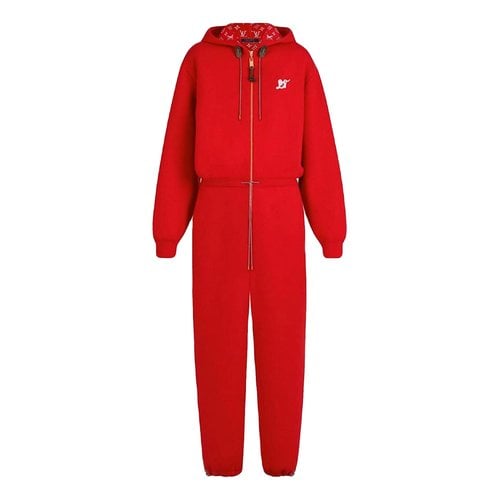 Pre-owned Louis Vuitton Jumpsuit In Red