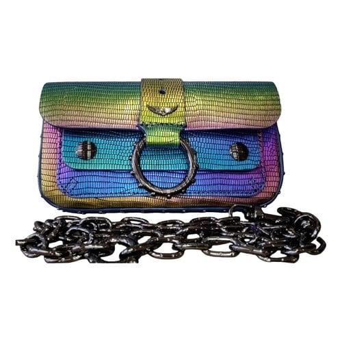 Pre-owned Zadig & Voltaire Kate Wallet Leather Crossbody Bag In Multicolour