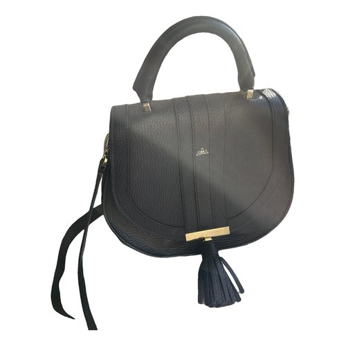 Pre-owned Demellier Leather Crossbody Bag In Black