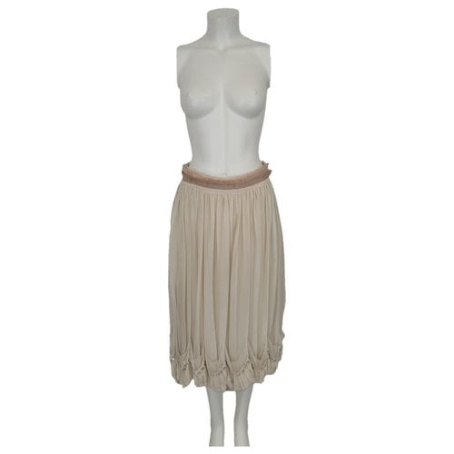 Pre-owned Chloé Silk Mid-length Skirt In Pink