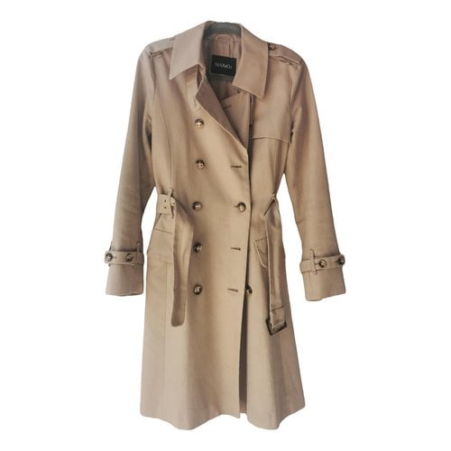Pre-owned Max & Co Trench Coat In Beige