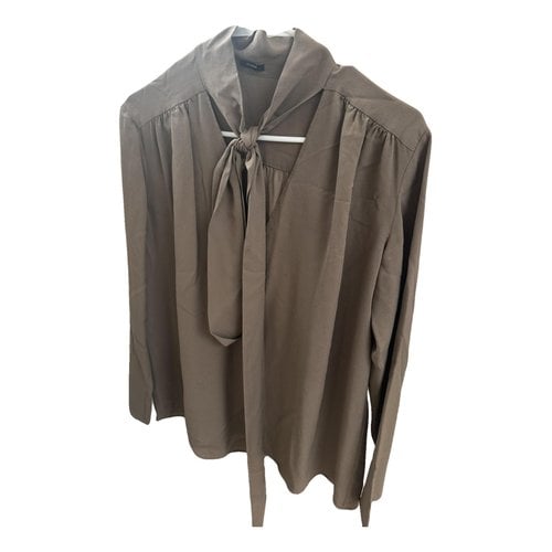 Pre-owned Joseph Silk Blouse In Brown