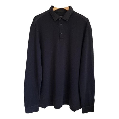 Pre-owned Zegna Polo Shirt In Black