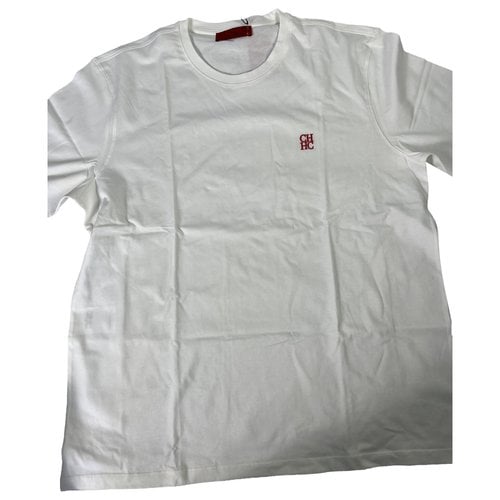 Pre-owned Carolina Herrera T-shirt In White