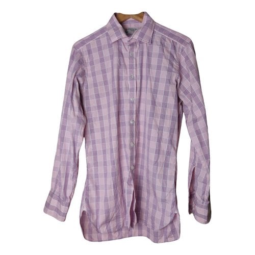 Pre-owned Turnbull & Asser Shirt In Pink