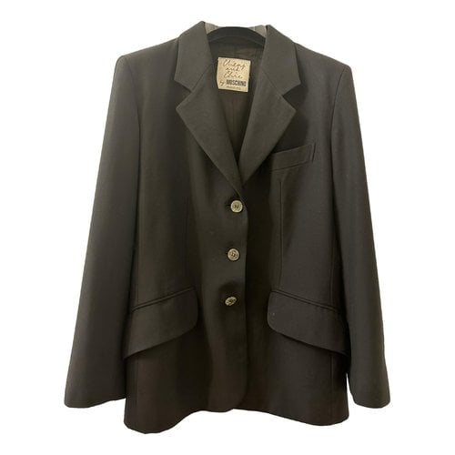 Pre-owned Moschino Cheap And Chic Wool Jacket In Black