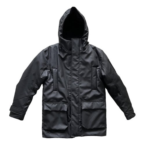 Pre-owned Rains Parka In Black