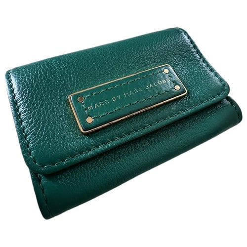 Pre-owned Marc By Marc Jacobs Leather Wallet In Green