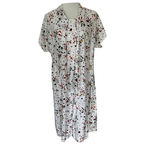 Pre-owned Carven Maxi Dress In White
