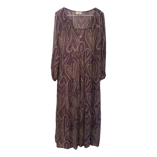 Pre-owned Ottod'ame Maxi Dress In Purple