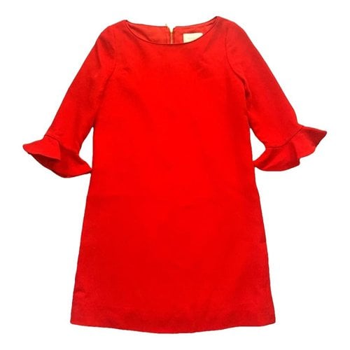 Pre-owned Kate Spade Wool Mini Dress In Red