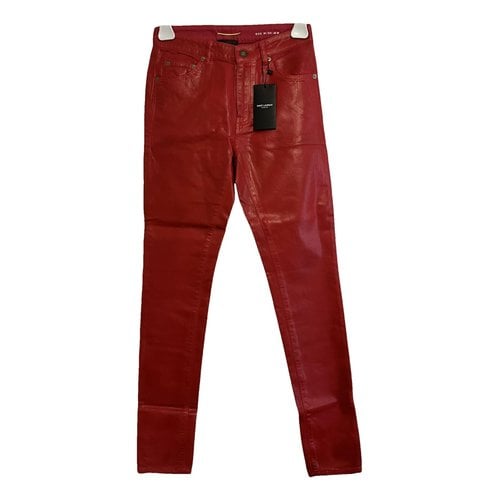 Pre-owned Saint Laurent Trousers In Other