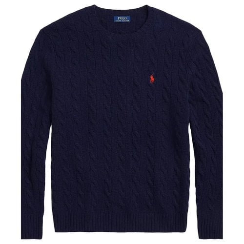 Pre-owned Polo Ralph Lauren Wool Sweatshirt In Navy