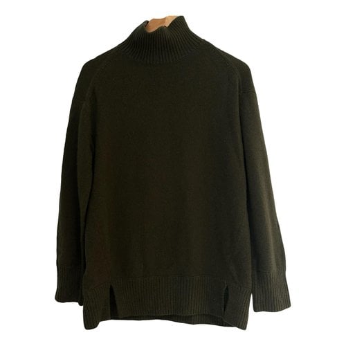 Pre-owned Vince Cashmere Jumper In Green