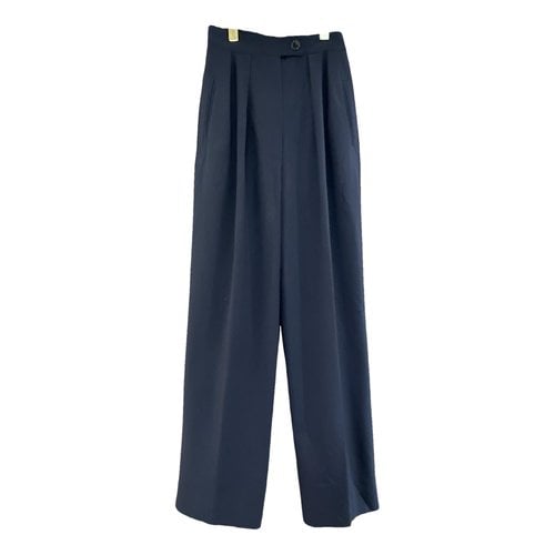 Pre-owned 12 Storeez Trousers In Blue