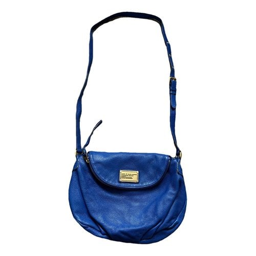 Pre-owned Marc By Marc Jacobs Leather Handbag In Blue