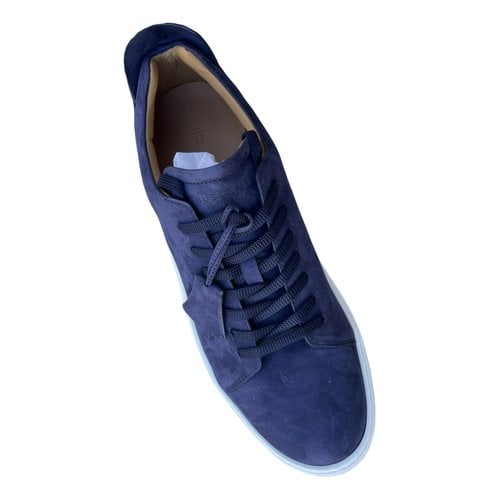 Pre-owned Buscemi Low Trainers In Blue