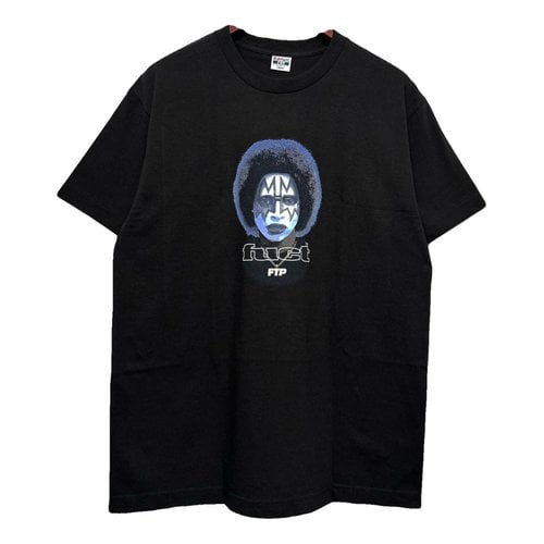 Pre-owned Ftp T-shirt In Black