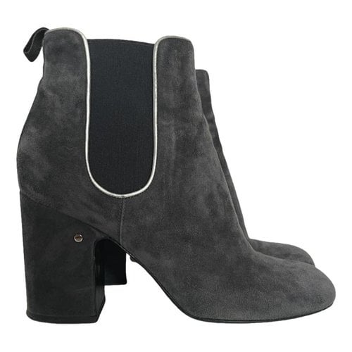 Pre-owned Laurence Dacade Ankle Boots In Grey