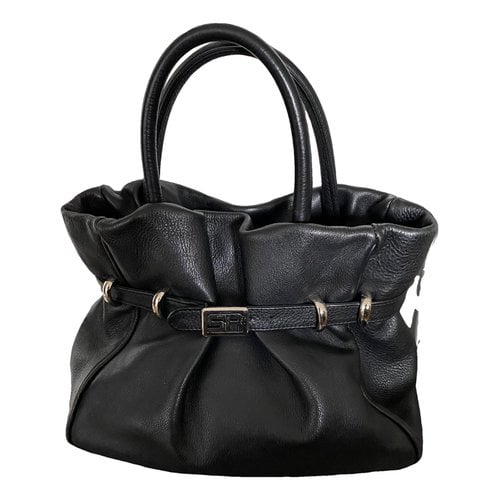Pre-owned Sonia Rykiel Leather Handbag In Black