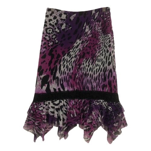 Pre-owned Roberto Cavalli Mid-length Skirt In Purple