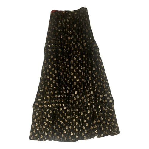 Pre-owned Etro Maxi Skirt In Black