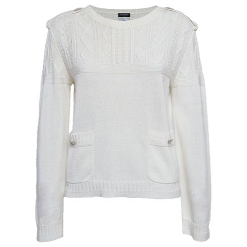 Pre-owned Chanel Sweatshirt In White