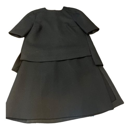 Pre-owned Stella Mccartney Wool Mid-length Dress In Black